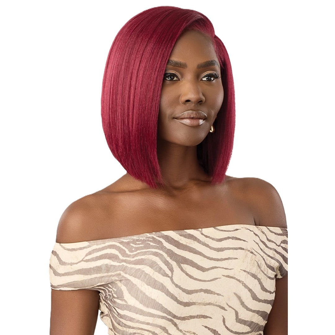 Synthetic HD Lace Front Wig Trucurve 5 - Outre Melted Hairline, Glueless, Heat-Resistant Fiber