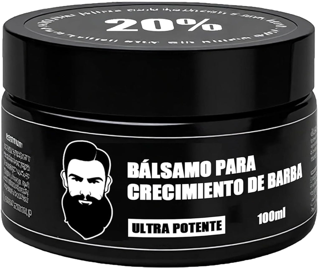 Beard Growth Balm - Ultra Potent Stimulating Beard Conditioner for Thicker Fuller Hair 100ml