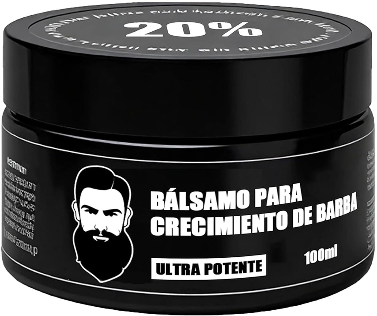 Beard Growth Balm - Ultra Potent Stimulating Beard Conditioner for Thicker Fuller Hair 100ml