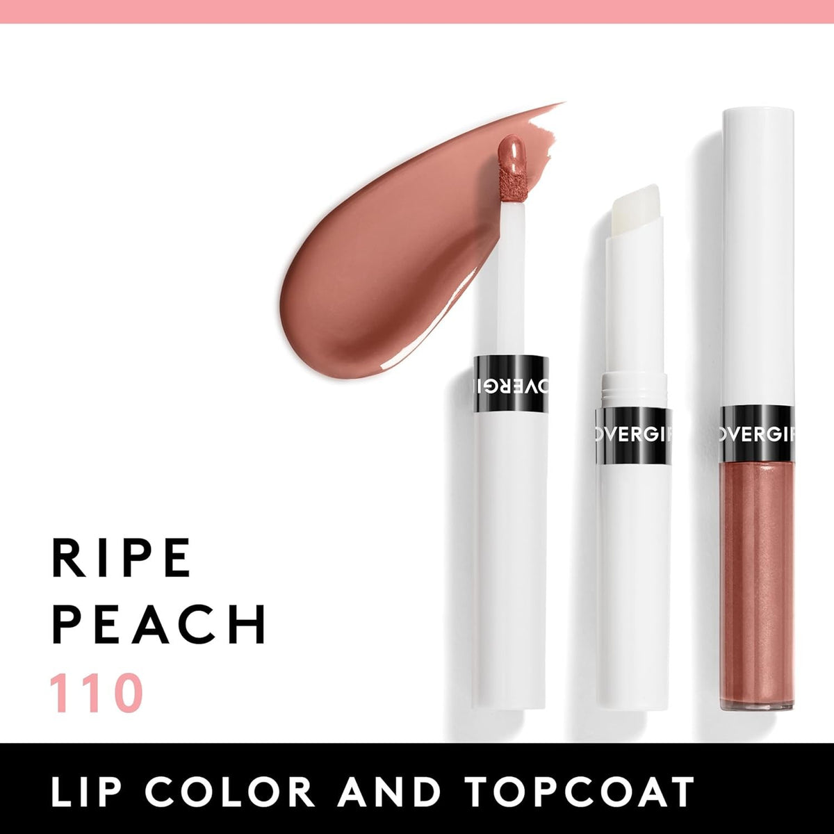 Long-Lasting Lip Color with Moisturizing Topcoat, Neutral Shades