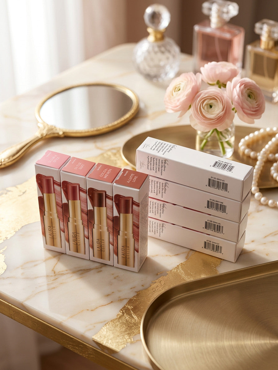 Hydrating Lip Balm Stick - Nourishing, Semi-Shine Lip Color with Squalane & Vitamin E