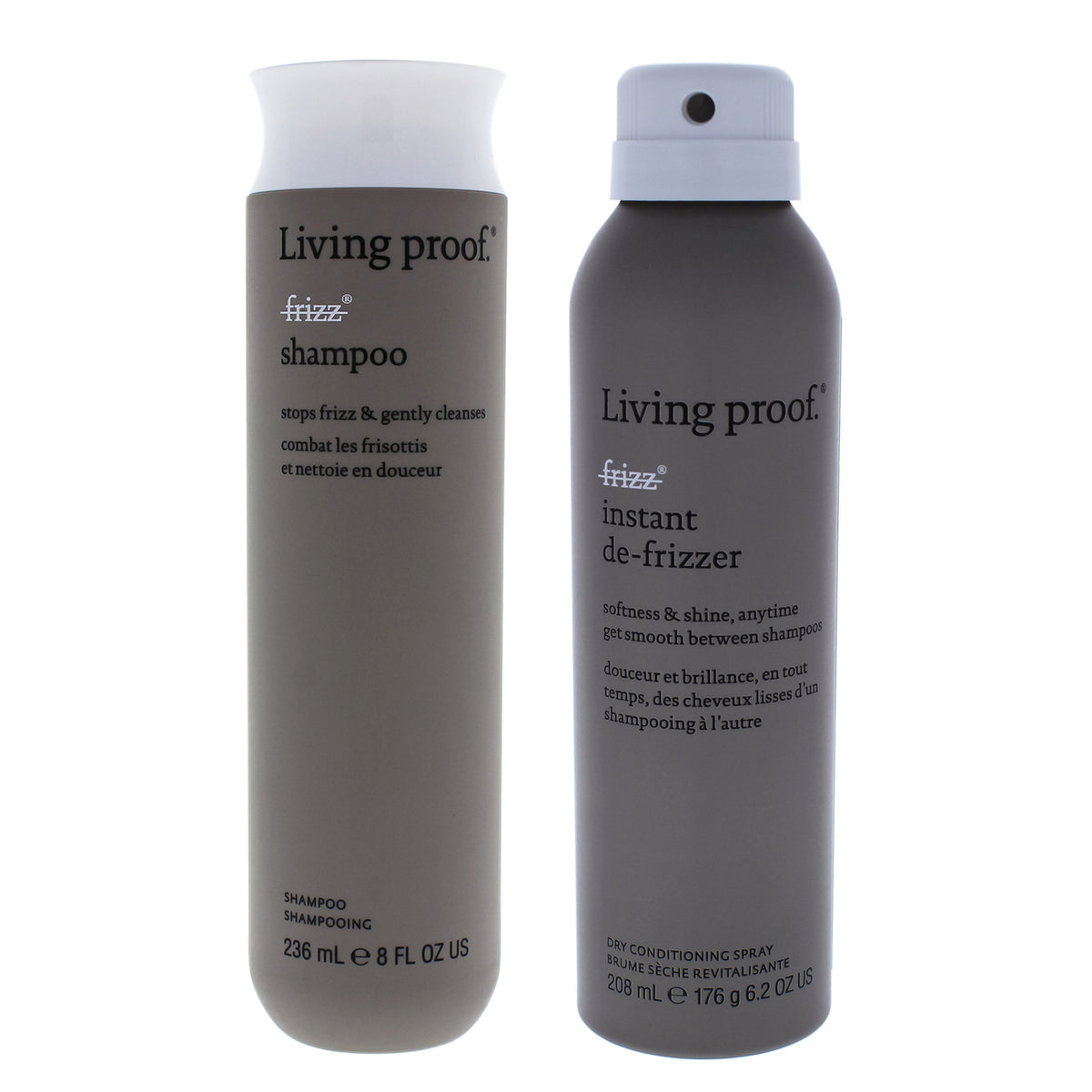 Unisex Frizz Shampoo and Conditioner Set - Anti-Humidity Hair Care Kit