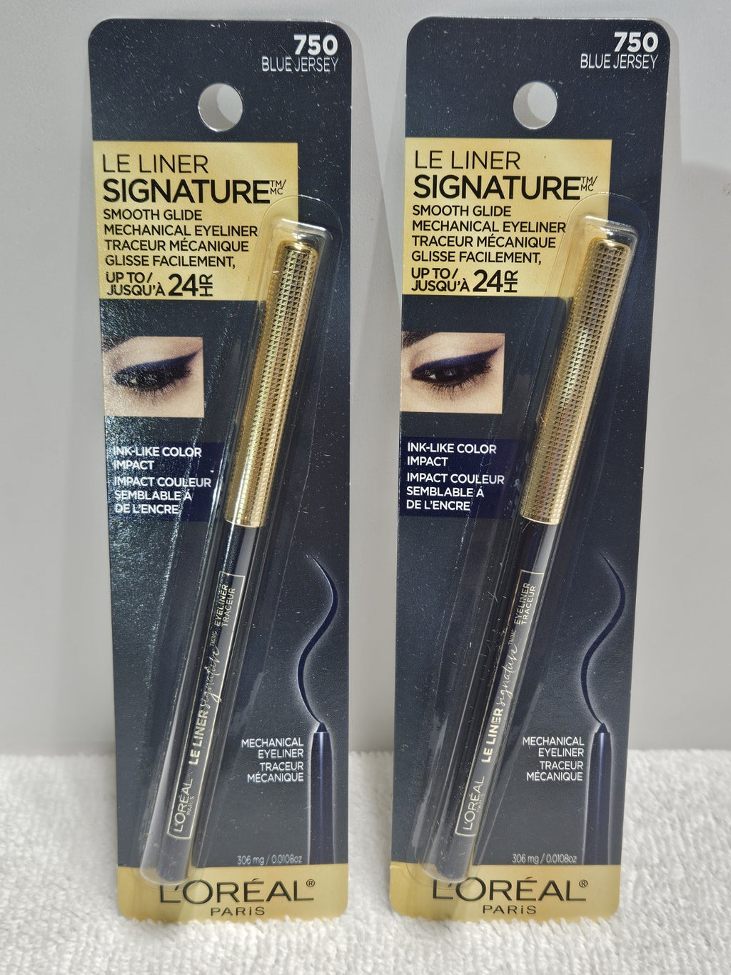 L'Oréal Le Liner Signature 750 Blue Jersey Eye Liner - 2 Pack