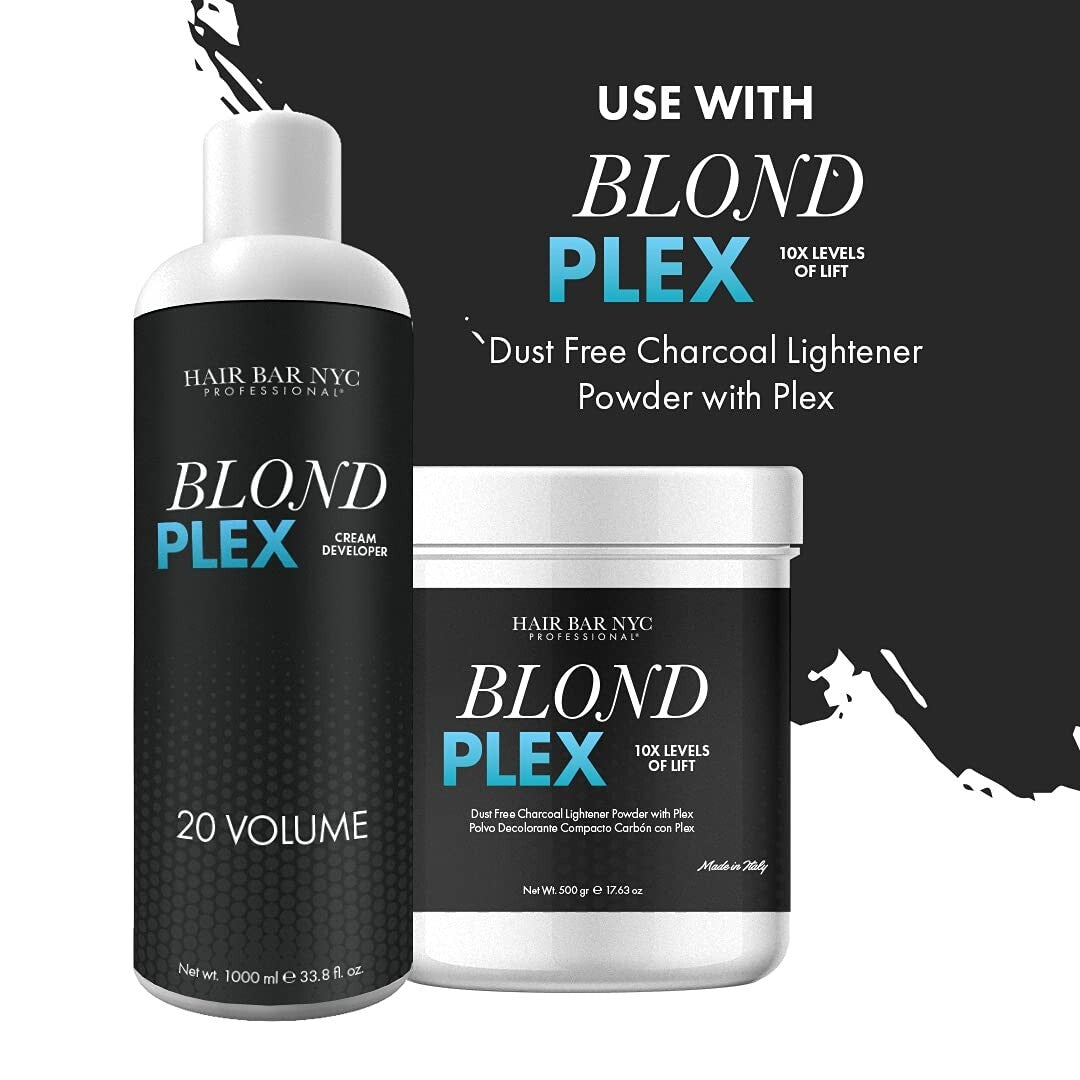 Blond Plex Hair Bleach 33.8oz Pack of 2 for Professional Lightening