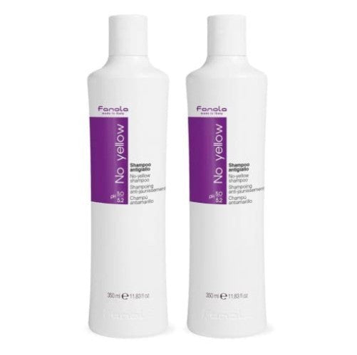 Purple Shampoo & Anti-Brass Hair Toner 11.8 oz 2-Pack for Blonde and Gray Hair