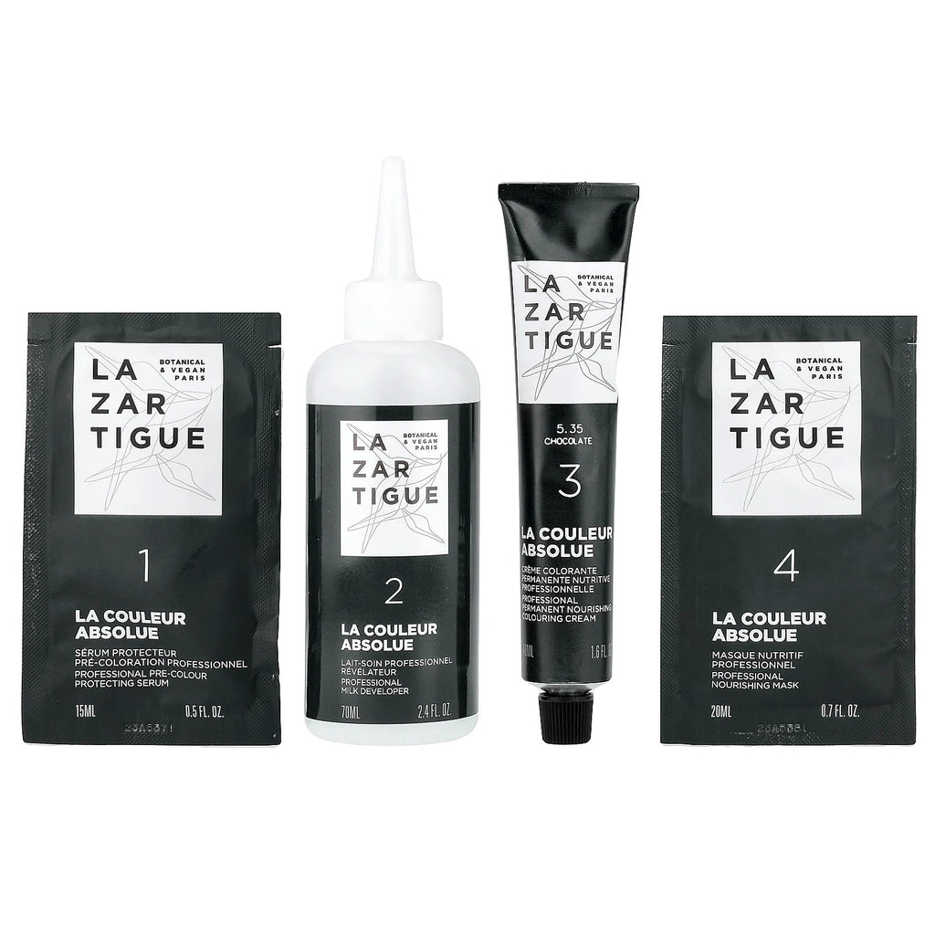 Permanent Hair Color 5.35 Chocolate - Vegan & Ammonia-Free Kit