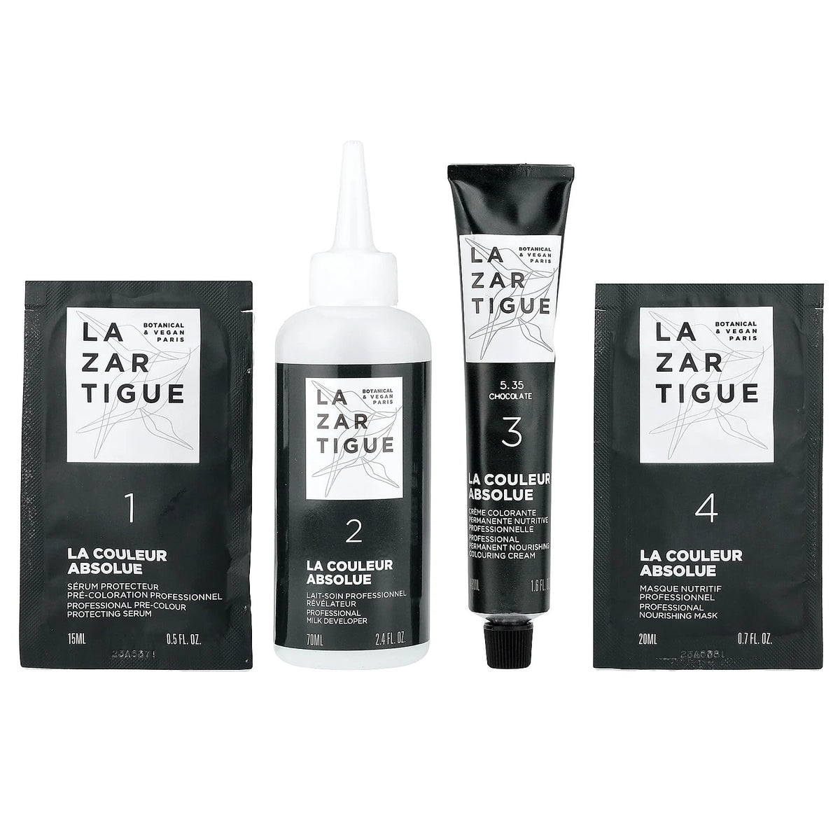 Permanent Hair Color 5.35 Chocolate - Vegan & Ammonia-Free Kit