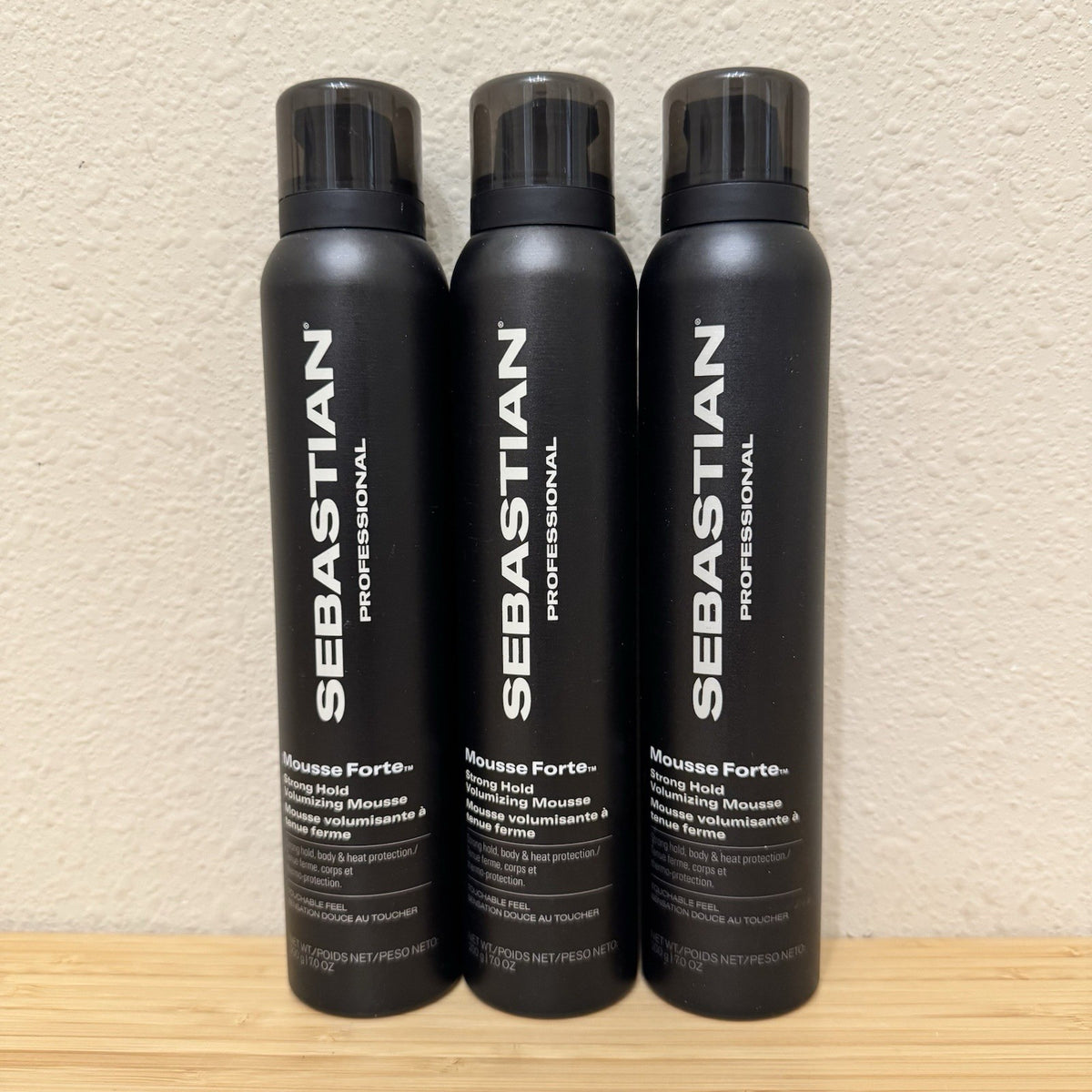 Strong Hold Curl & Wave Mousse Set - 3 x 7 oz Sebastian Styling