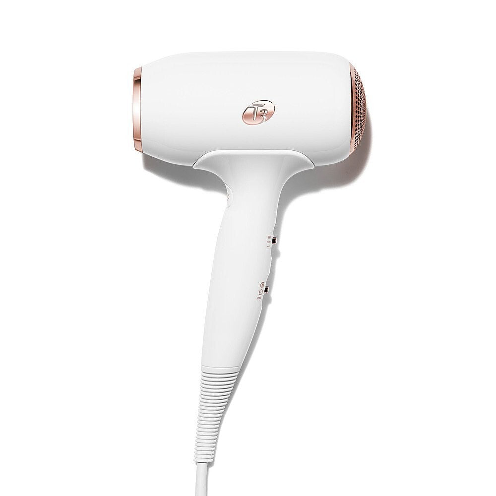 T3 Fit Ionic Compact Hair Dryer with IonAir Technology - White Rose Gold