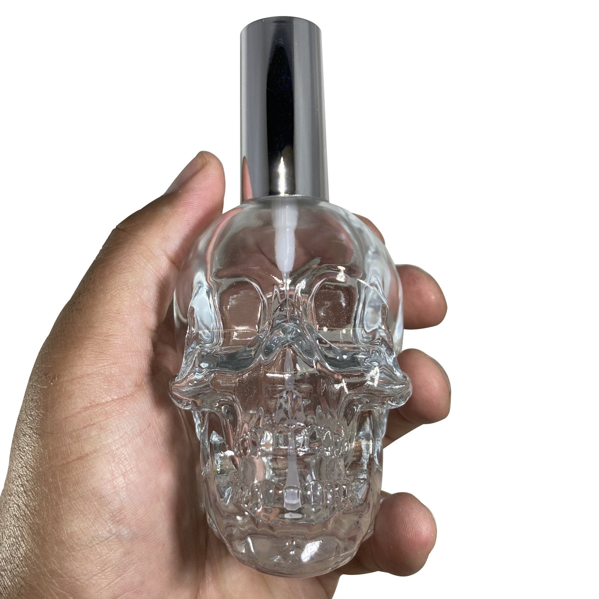 120ml Glass Skull Spray Bottle - Dark Magic Deodorant & Disinfectant Mist