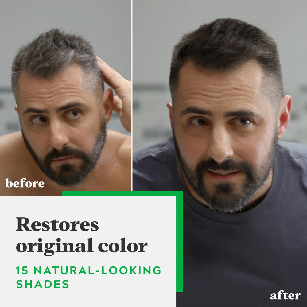 (3 Pack) Hair Dye for Men - Natural Look, Lasts 8 Weeks, Jet Black