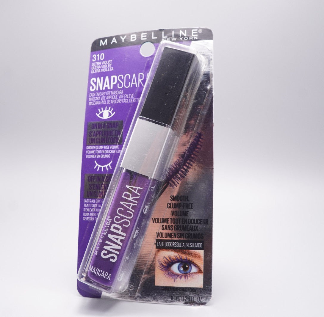 Mascara - Clump-Free Volumizing Waterproof Eye Makeup - Ultra Violet, Pack of 3