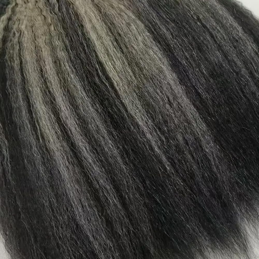 Brazilian Virgin Kinky Straight Ombre Hair Bundles - 3 P1B/613 Human Hair