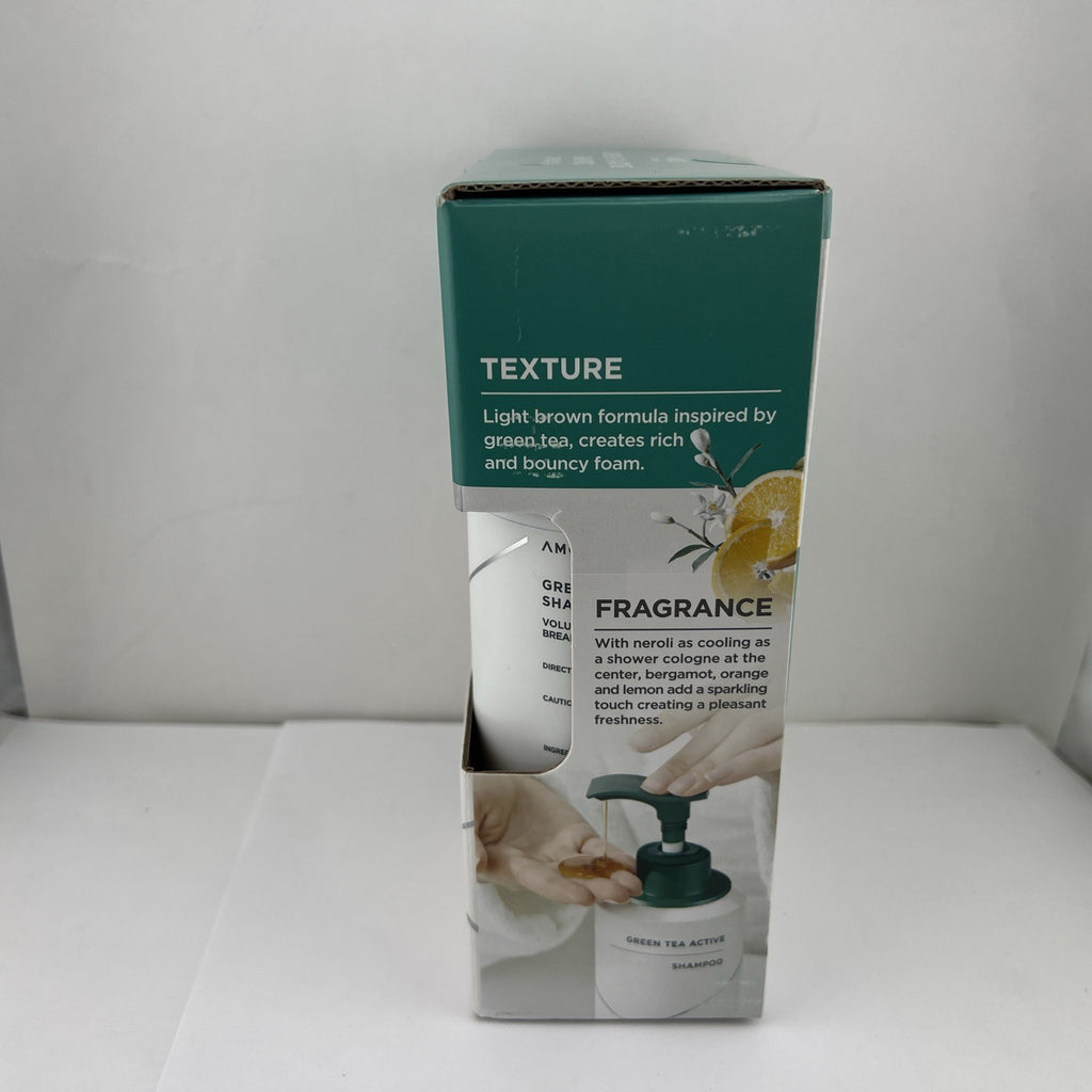 Green Tea Shampoo Set - Korean Hair Care for Healthy Hair 16.9 fl oz x 2