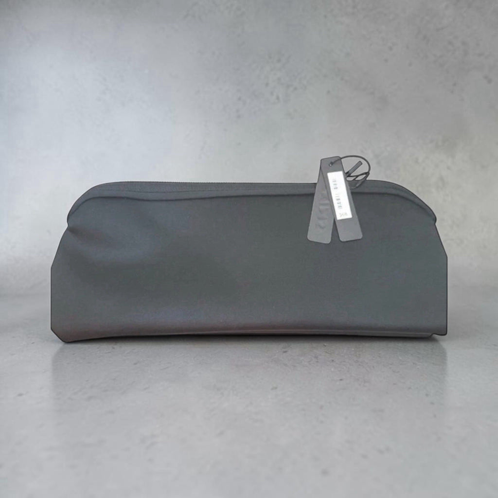 Waterproof Neoprene Cosmetic Bag with Embossed Logo - 12 Inch Clutch