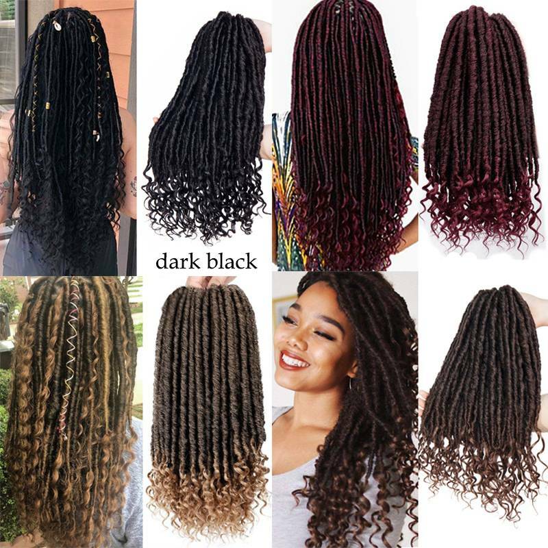 Premium Crochet Locs Faux Braiding Hair Extensions - Soft & Tangle-Free