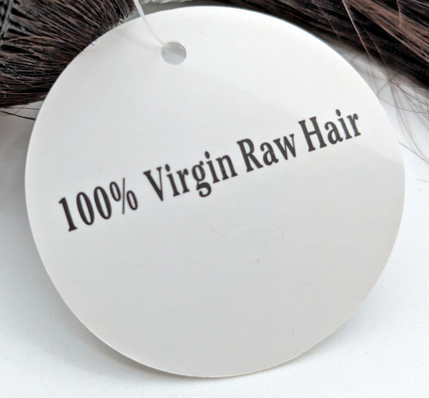 Virgin Human Hair Body Wave Bundles 18 Inch Lace Front Middle Part