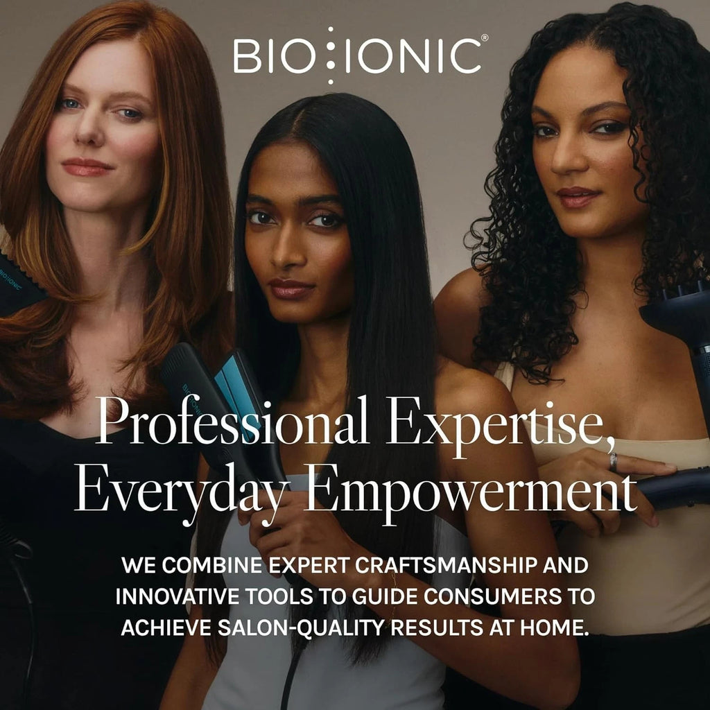 Bio Ionic 10X Nano Ionic Styling Iron 1-Inch Hair Straightener & Curler
