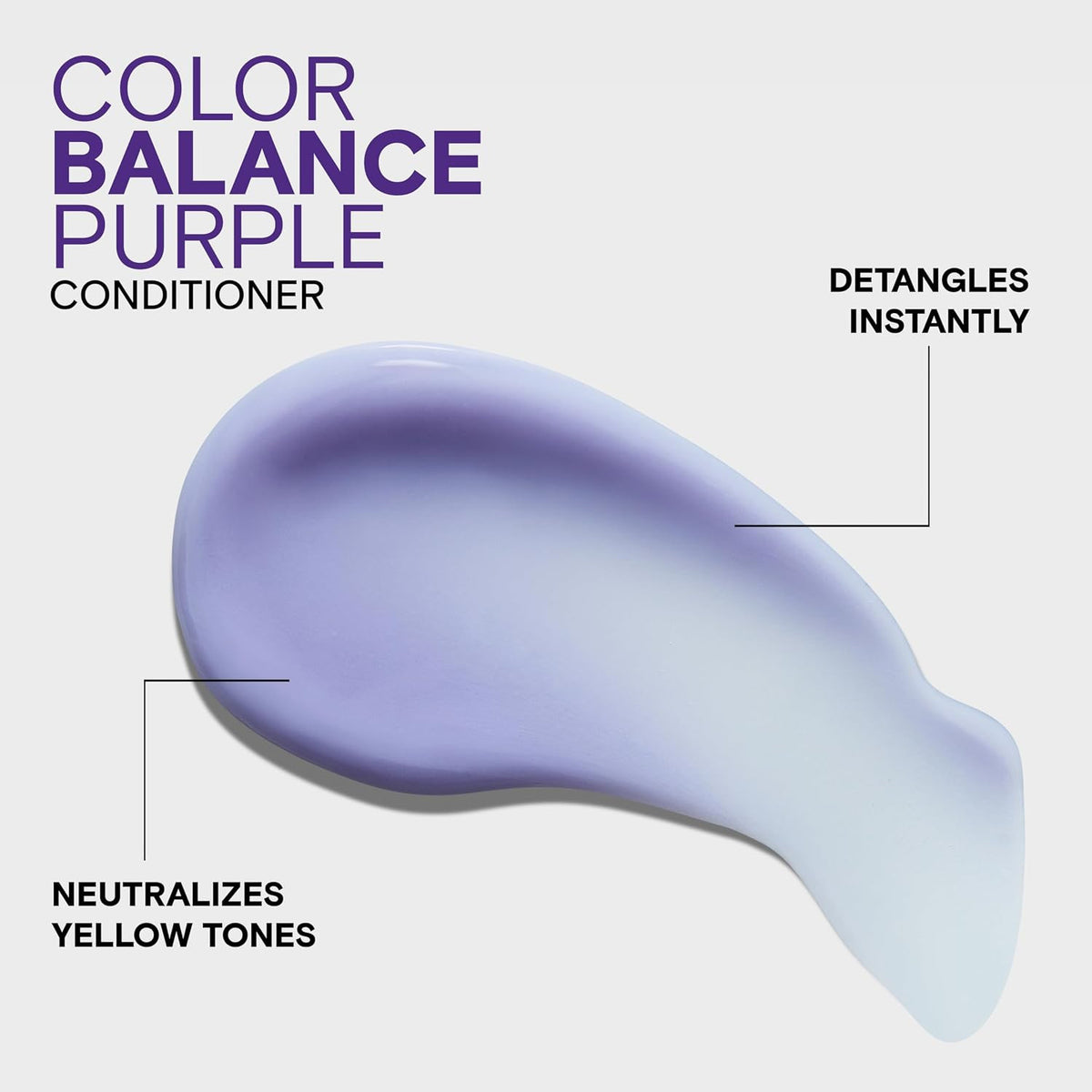 Purple Conditioner for Blonde Gray Hair with UV Protection & Rosehip Oil