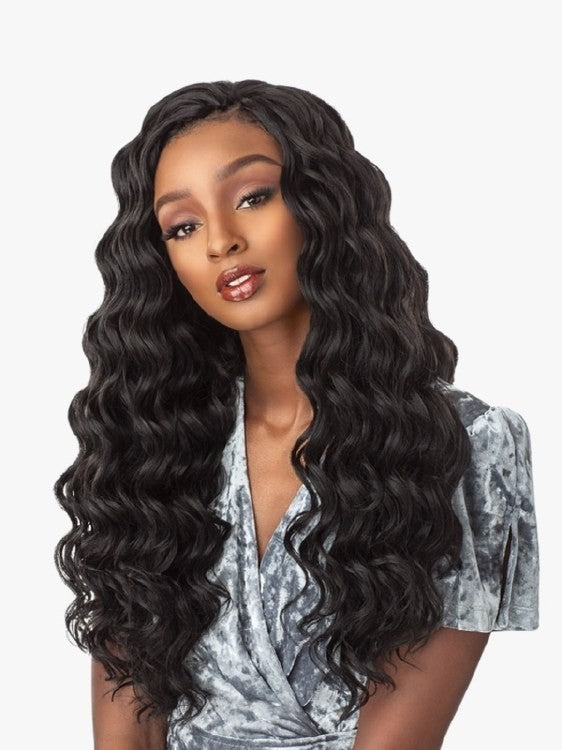 12-Inch Human Hair Remi Wavy Hair Extension - Jet Black
