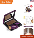 Root Touch Up Powder for Gray Coverage & Brow Filler - Medium Brown