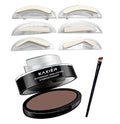 Waterproof Eyebrow Stamp Kit Light Brown 301 - Long-lasting & Easy to Use