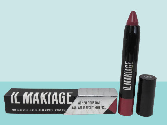 Il Makiage Rave Super Sheer Lip Color Samui Set of 2