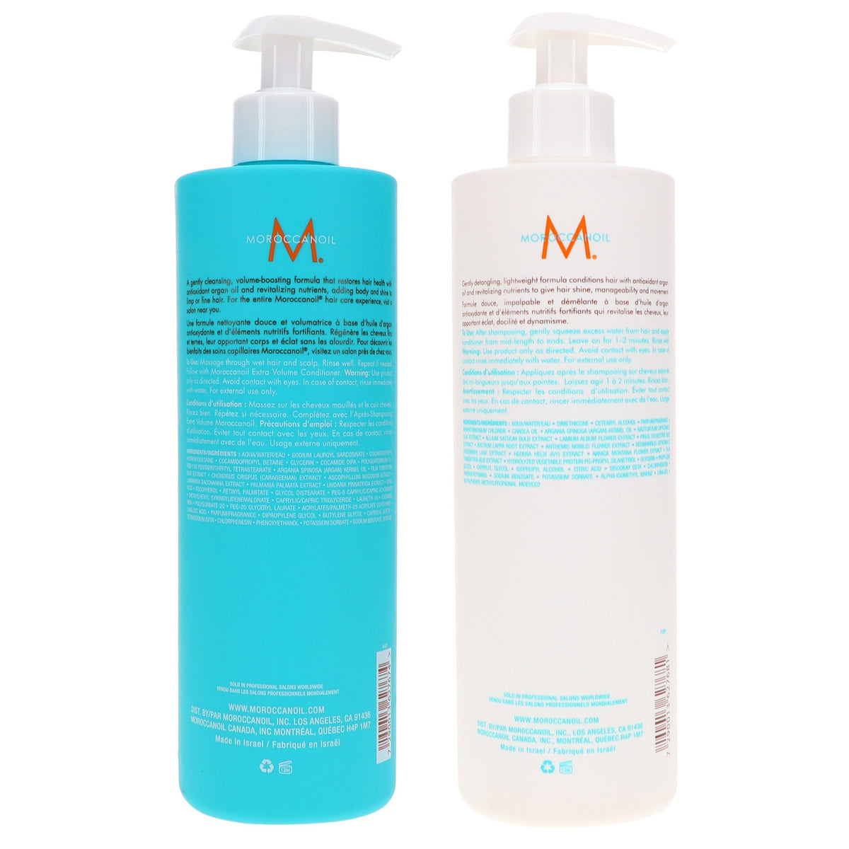 Moroccanoil Extra Volume Shampoo & Conditioner Duo Pack 16.9 oz Each
