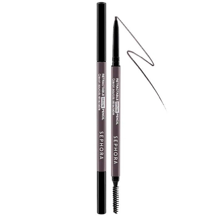 Waterproof Retractable Eyebrow Pencil - 12 Natural Shades for Precise Brows