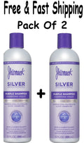 Purple Silver Brightening Shampoo for Gray White Hair 12 fl oz – Neutralizes Brassy Tones