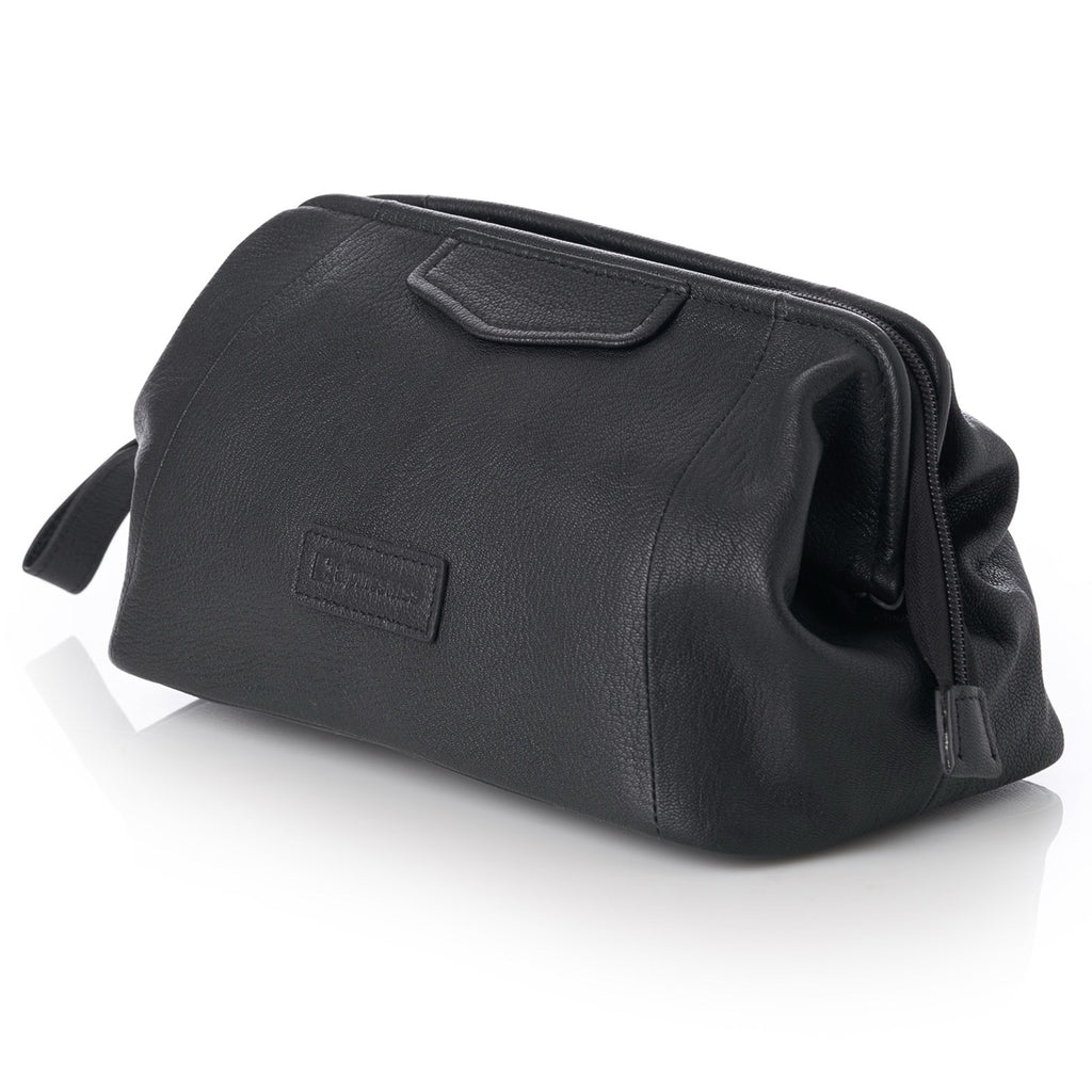 Lauter Genuine Leather Toiletry Bag & Shaving Kit - Alpine Swiss Dopp Kit Travel Case