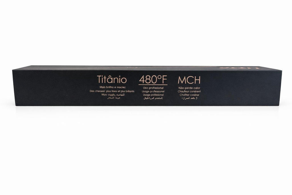 Titanium Hair Straightener 480°F Flat Iron with Adjustable Temperature