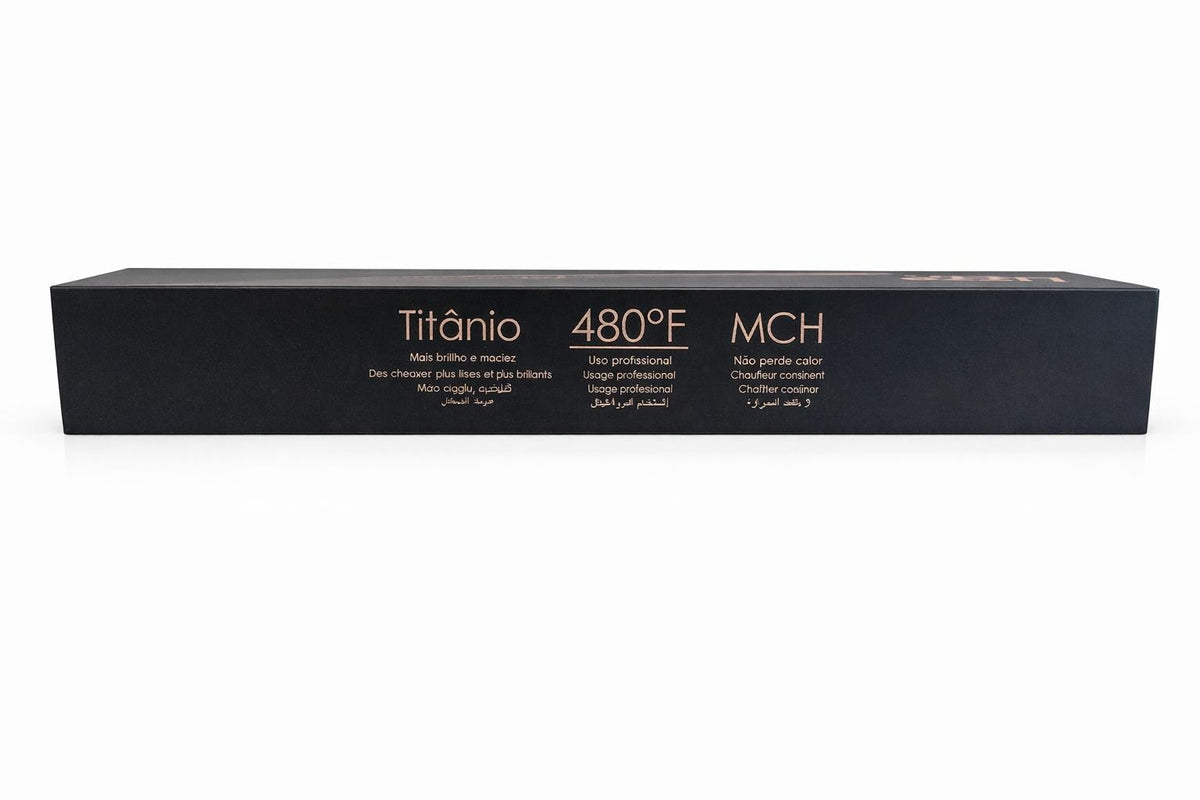 Titanium Hair Straightener 480°F Flat Iron with Adjustable Temperature