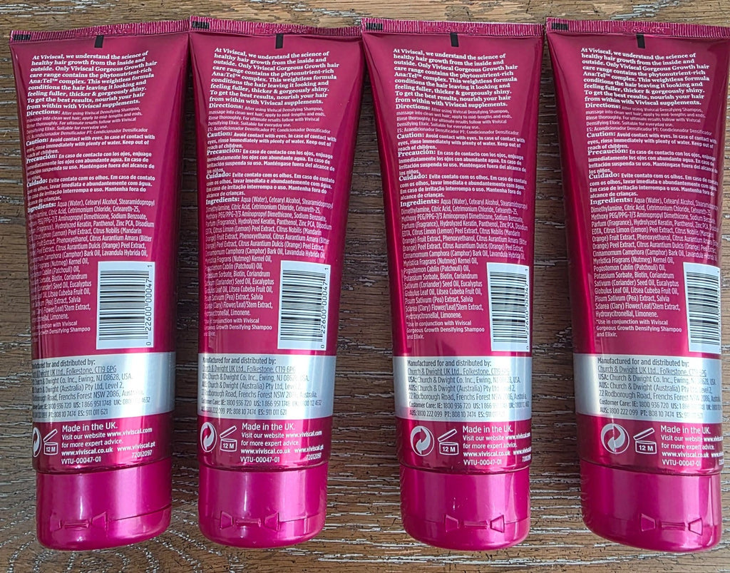 Viviscal Gorgeous Growth Densifying Conditioner 8.45oz Pack of 4 - Hair Care