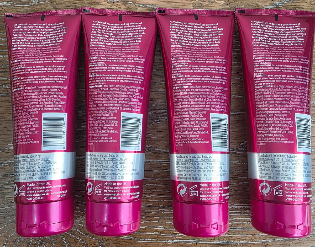 Viviscal Gorgeous Growth Densifying Conditioner 8.45oz Pack of 4 - Hair Care