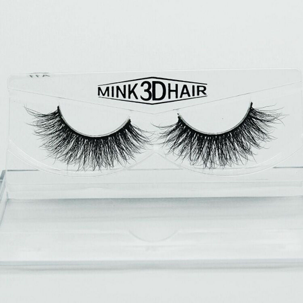 3D Mink Fur False Eyelashes Natural Long Soft Handmade for Party & Daily Use