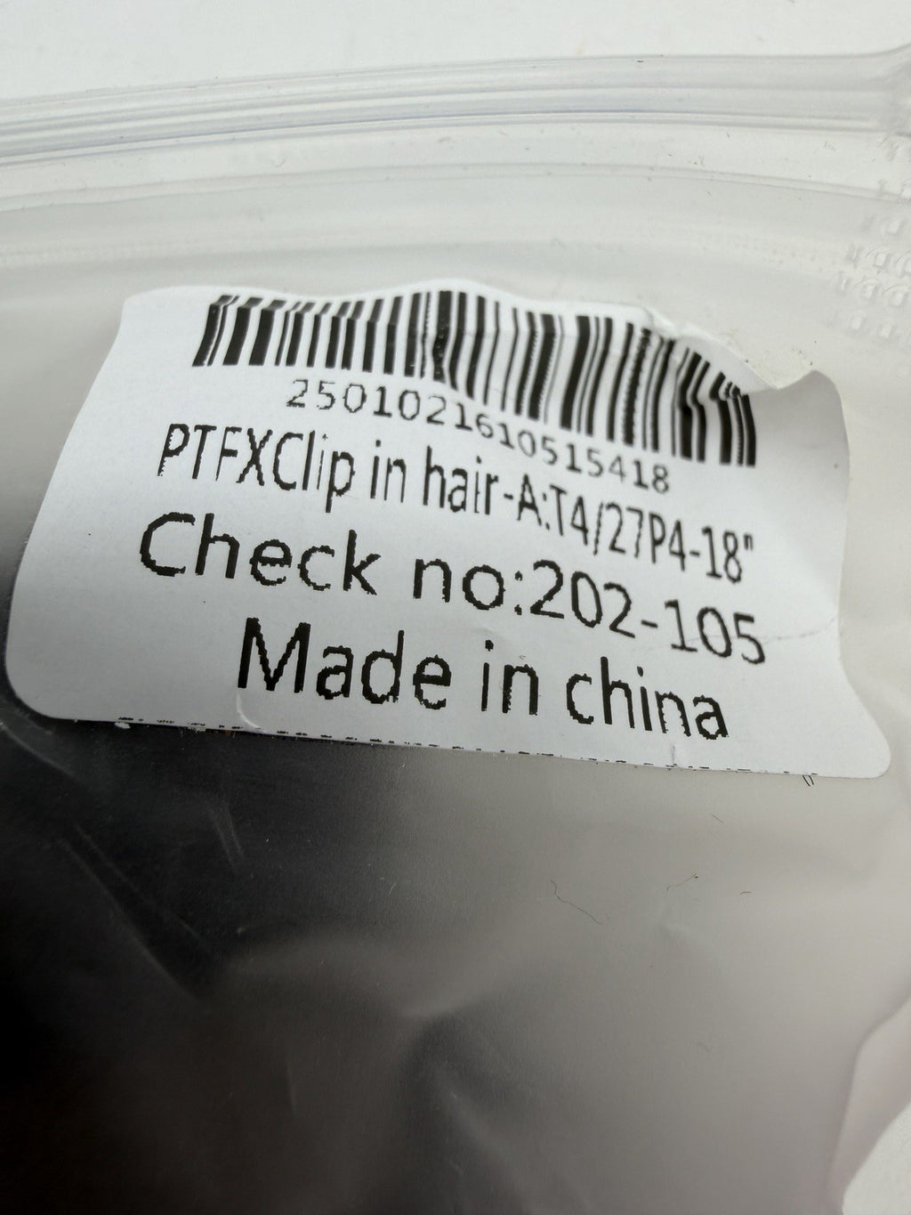 Balayage Human Hair Extensions 18 Inch Clip-In Natural Black to Blonde 7 Pack
