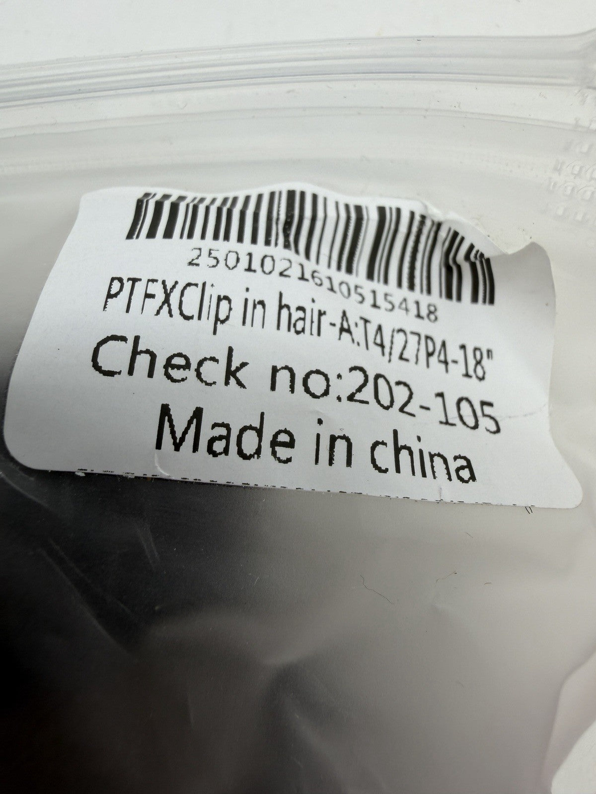 Balayage Human Hair Extensions 18 Inch Clip-In Natural Black to Blonde 7 Pack