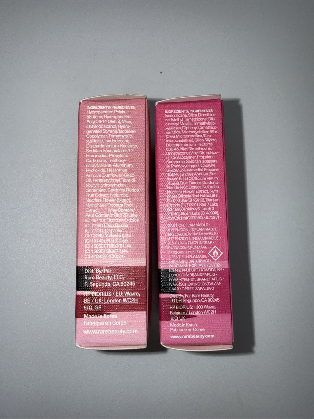 Rare Beauty Mini Soft Pinch Dewy Liquid Blush Duo – Enamored & Happy, 0.11oz Each