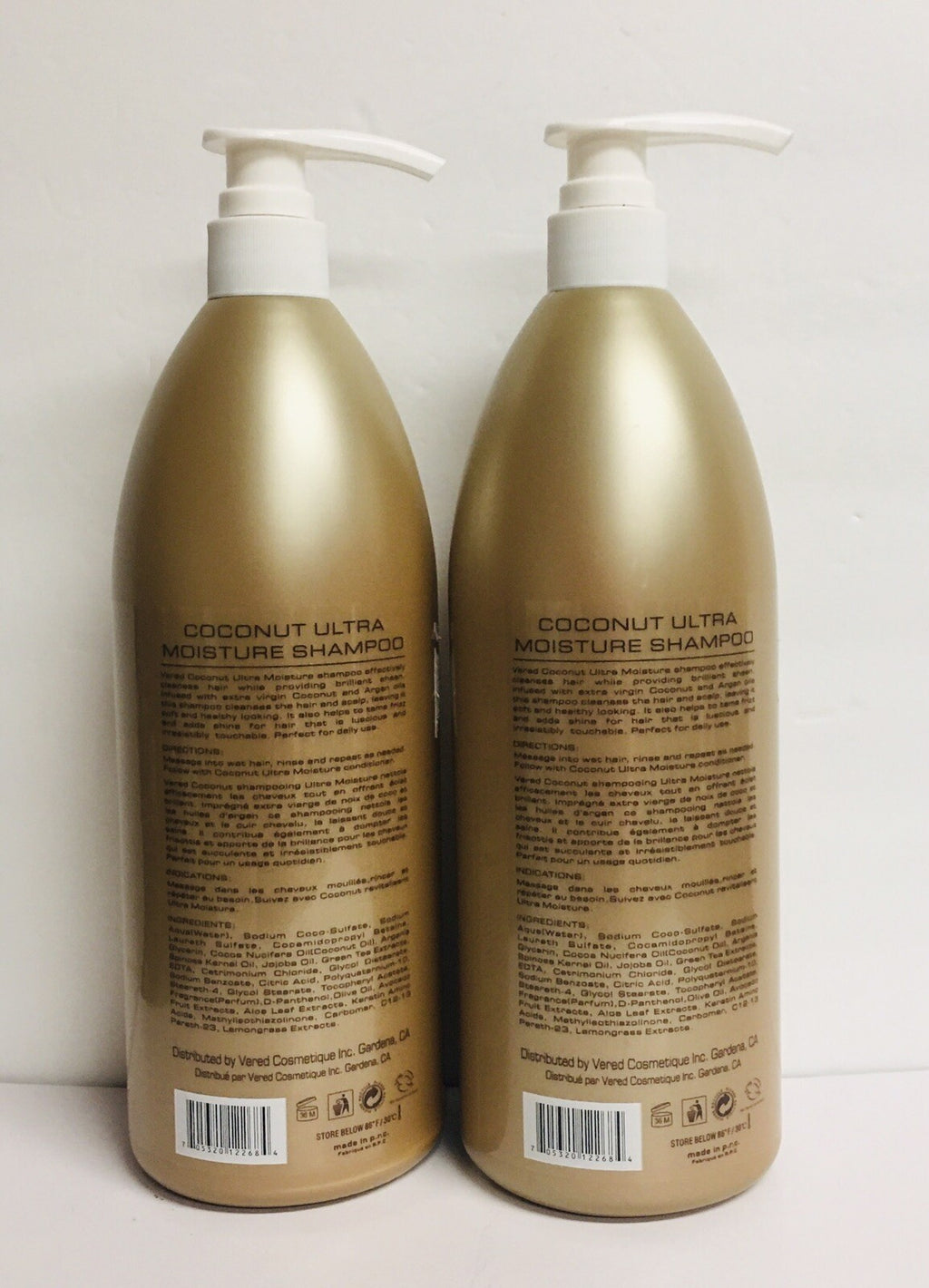 Coconut Moisture Shampoo for Normal & Dry Hair - 33.8 Fl Oz (2 Bottles)