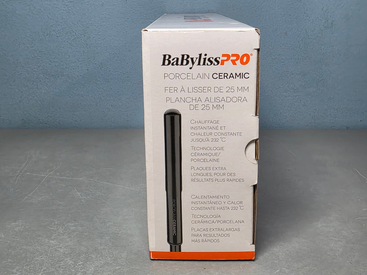 Ceramic Hair Straightener 1 Inch Flat Iron Black 450°F Max Temp