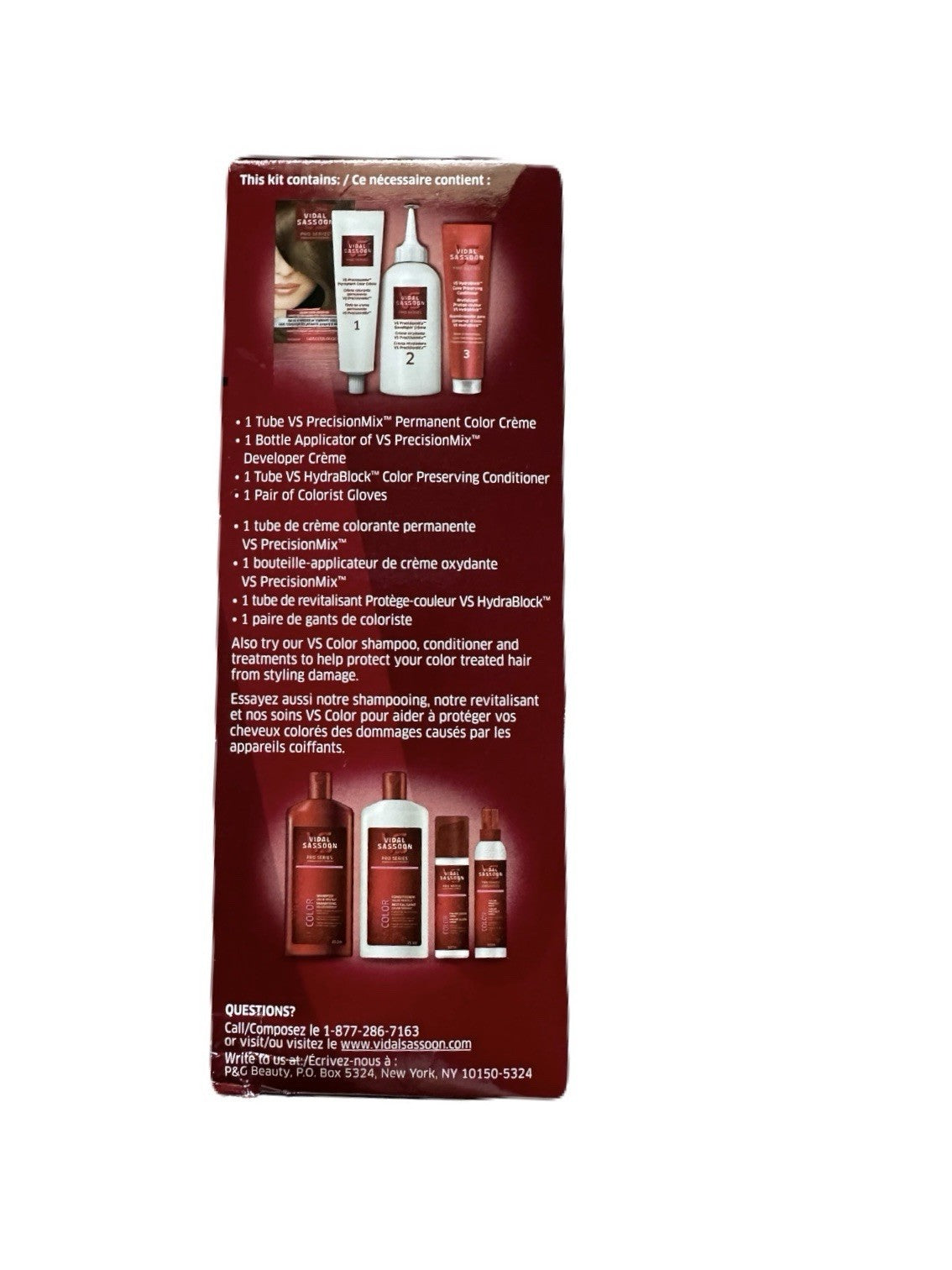 Vidal Sassoon Vibrant Color Pro Series 7C Dark Cool Blonde Hair Dye