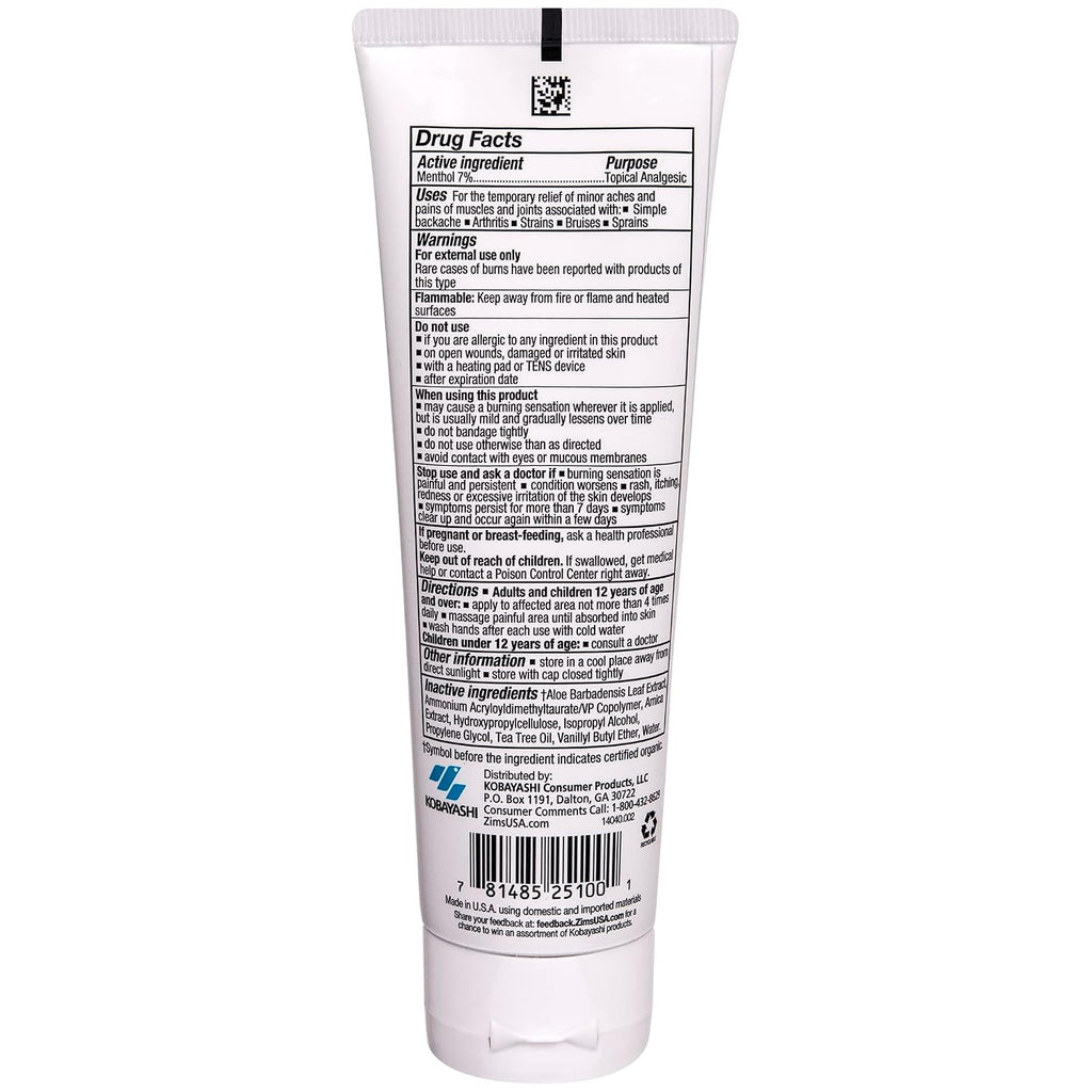 Muscle & Joint Pain Relief Gel - Fast Acting Cold Therapy, 4oz Pack of 3