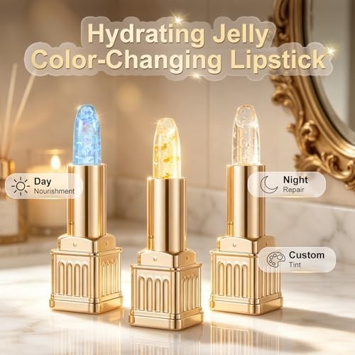 Color Changing Lipstick with Hydrating Formula - Personalized Shade for All Skin Tones