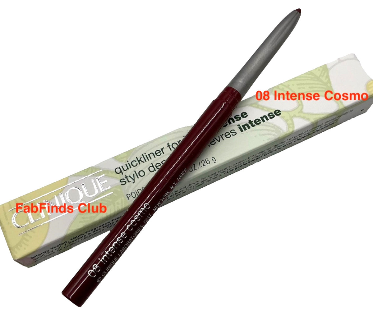Clinique Lip Liner Pencil 08 Intense Cosmo Full Size - Precise Lip Makeup