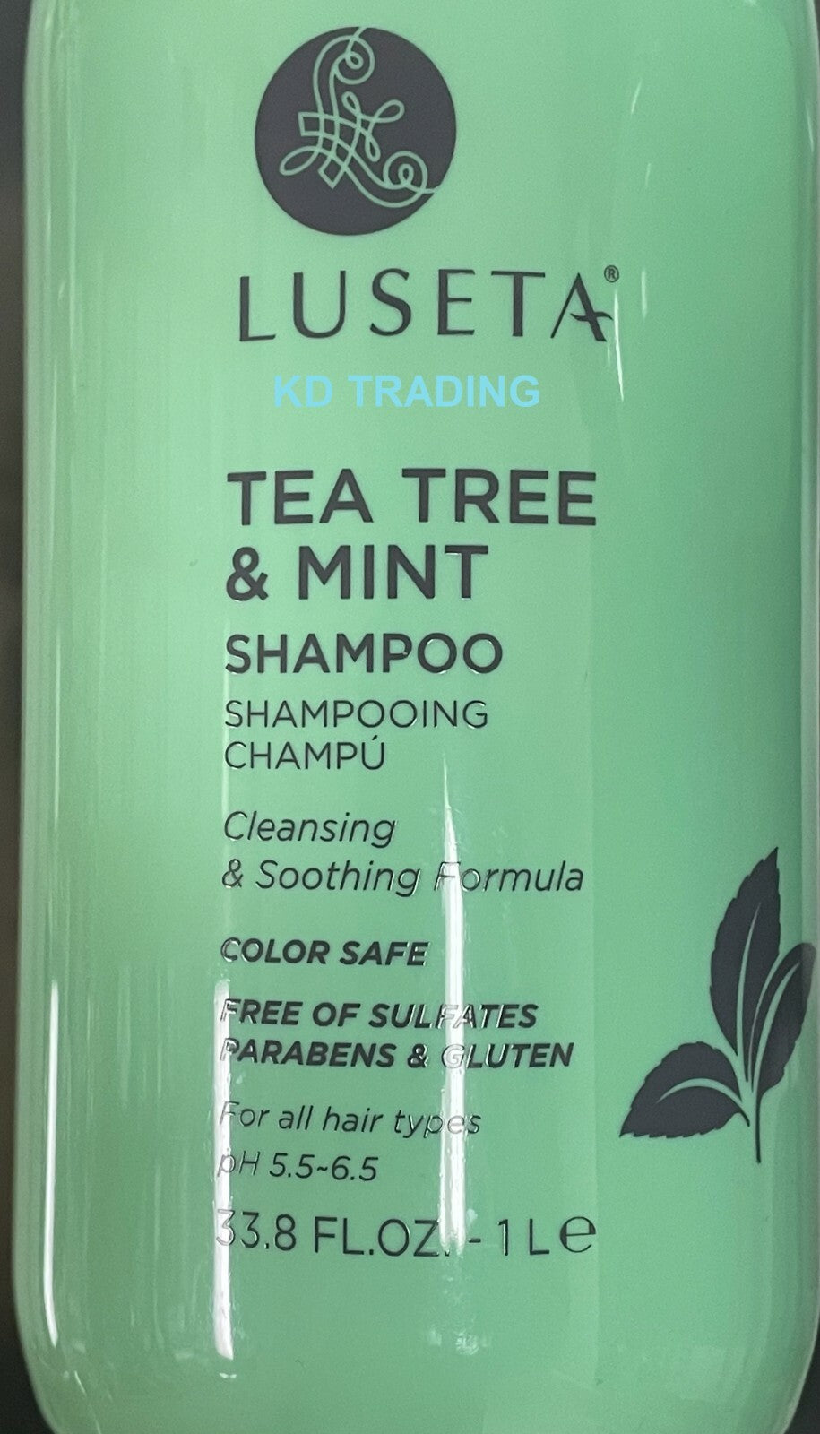LUSETA Tea Tree & Mint Shampoo - Refreshing, Soothing Hair Cleanser for Scalp & Dandruff Relief