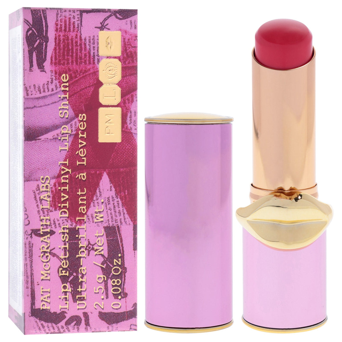 Lip Fetish Divinyl Lip Shine - Electric Lotus by Pat McGrath Labs 0.08 oz