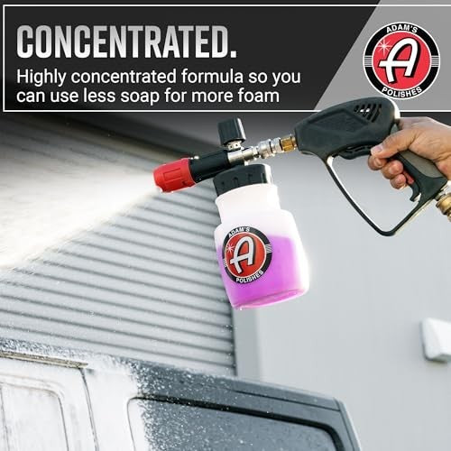 Ultra Foam Car Shampoo 16oz - pH Neutral, Sudsy Wash for Safe Vehicle Cleaning