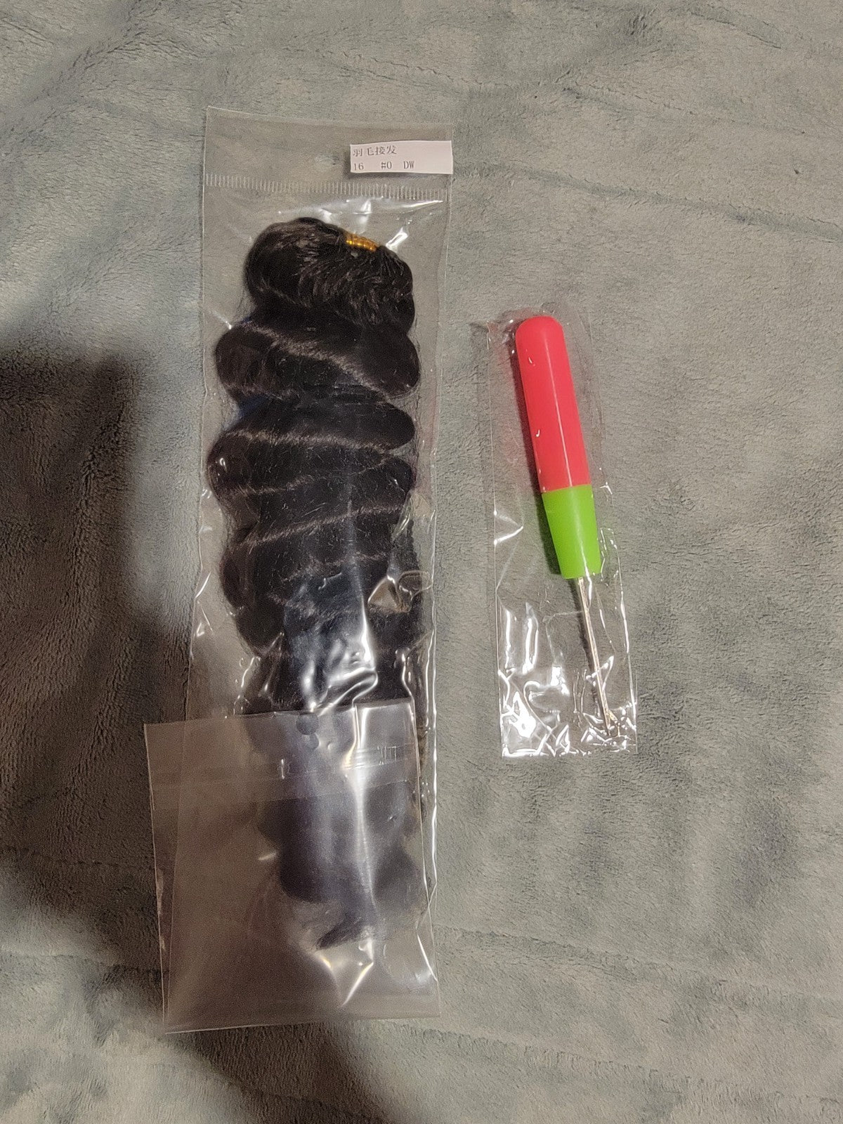 Deep Wave Crochet Human Hair Extensions 16 Inch 60g Knotless Pre-Separated