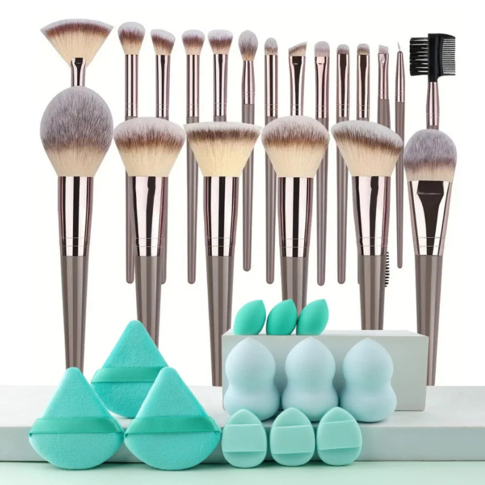 Makeup Brush Set 3-20Pcs Soft Fluffy Face Eye Cosmetic Tools Hypoallergenic
